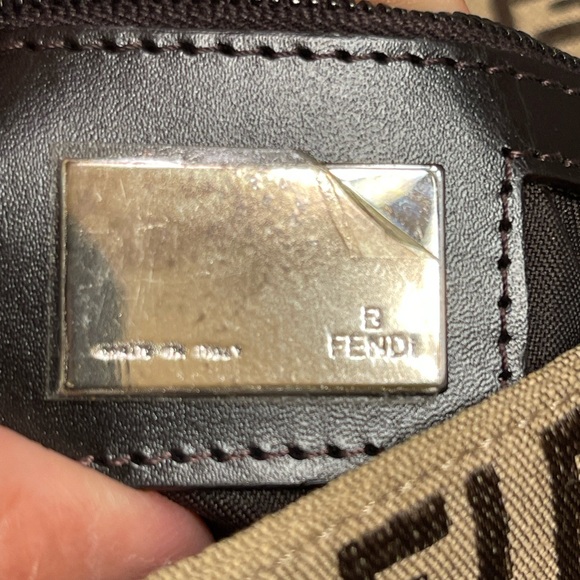 Authentic Fendi Zucca Logo Plate Closeups - Picture 2 of 2